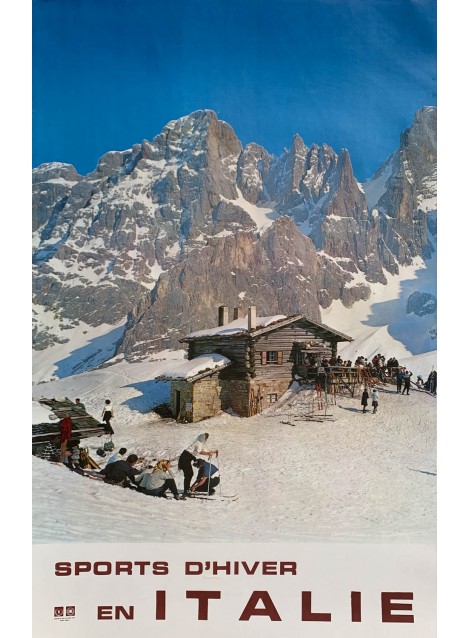 Sports d'hiver en Italie. 1964.