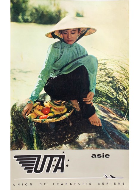 Paul Genest. UTA. Asie. Vers 1965.