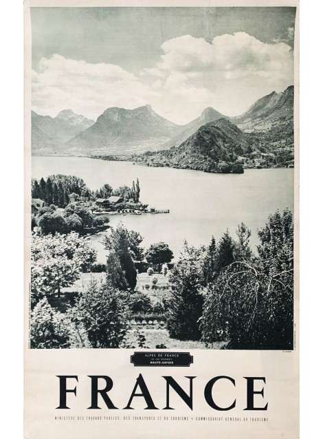 Roubier. Alpes de France. Lac d'Annecy. Ca 1950.