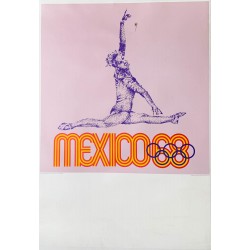 Lance Wyman. Mexico 68. Gymnastique. 1968.