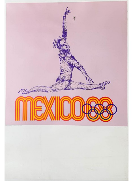 Lance Wyman. Mexico 68. Gymnastique. 1968.
