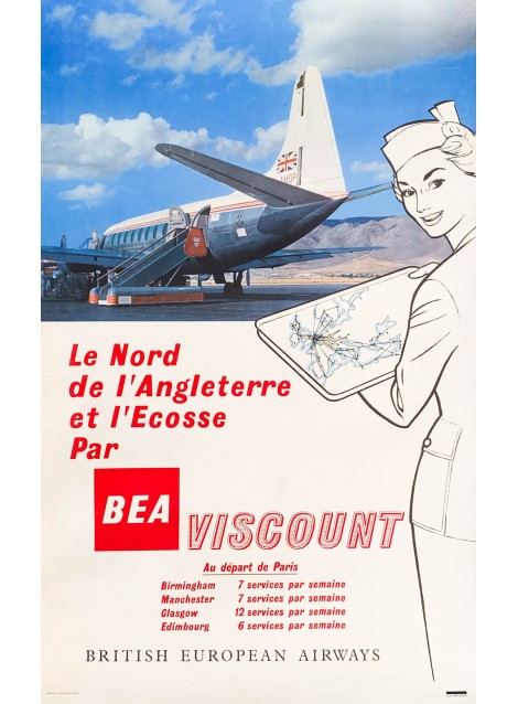 BEA Viscount. 1956.