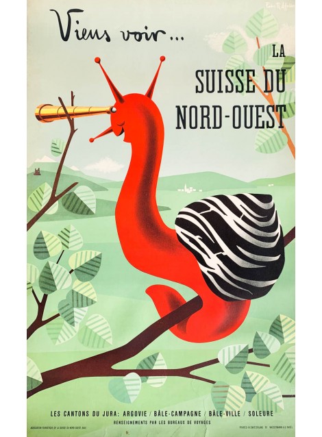 Peter R. Affolter. La Suisse du Nord-Ouest. Ca 1950.