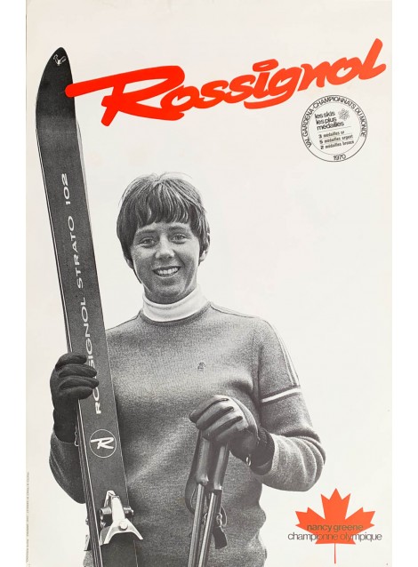 Rossignol. Nancy Greene. 1970.