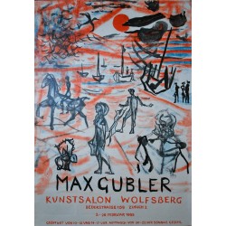 Ausstellung Zürich. Max Gubler. 1955.