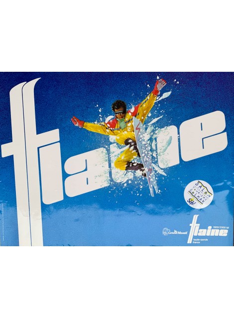 Michel Jouin. Flaine. Ca 1975.