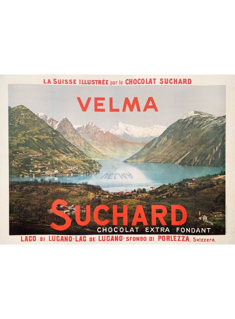 Suchard. Velma. Lac de Lugano. Ca 1905.