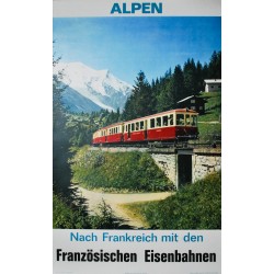 Alpen, Französische Eisenbahnen. M.G. Lafontant. 1966.