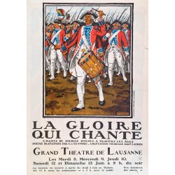 Jules Courvoisier. La Gloire qui chante. Lausanne. 1920.