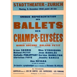Ballet des Champs-Elysées. Zurich. 1946.