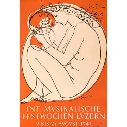 Hans Erni. Internationale Musikfestwochen Luzern. 1947.
