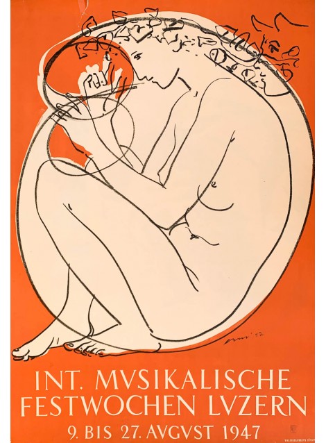 Hans Erni. Internationale Musikfestwochen Luzern. 1947.