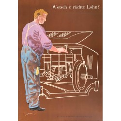 Hans Erni. Wotsch e rächte Lohn ? 1949.