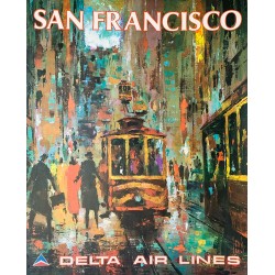 Jack Laycox. San Francisco. Delta Air Lines. Ca 1970.
