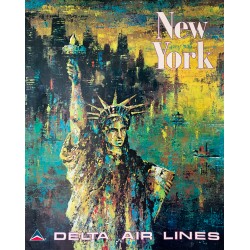 Jack Laycox. New York. Delta Air Lines. Ca 1970.