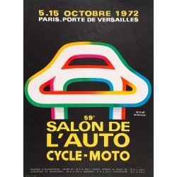 Hervé Morvan. 59e Salon de l'auto, Paris, 1972.