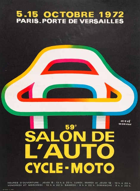 Hervé Morvan. 59e Salon de l'auto, Paris, 1972.