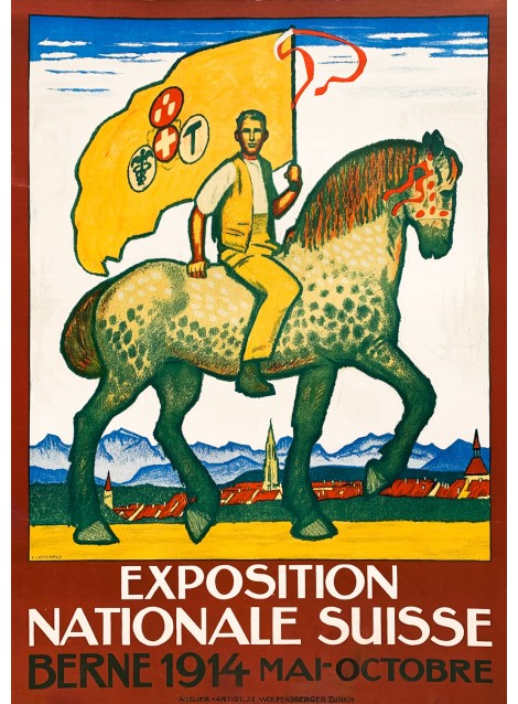 Emil Cardinaux. Exposition nationale suisse, Berne. 1914.