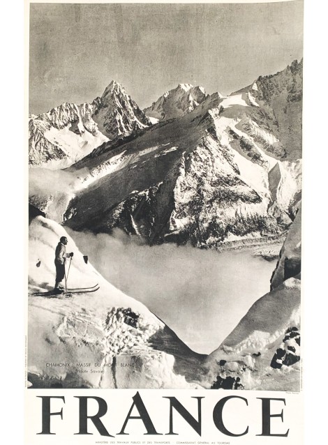 Pierre Tairraz. Chamonix, Massif du Mont-Blanc. Ca 1950.
