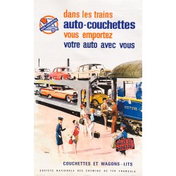 Albert Brenet. SNCF, couchettes et wagons-lits. 1963.