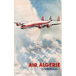 Albert Brenet. Air Algérie, Constellation. Vers 1955.
