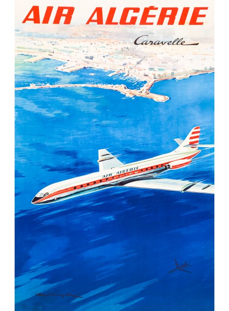 Paul Lengellé. Air Algérie. Caravelle. Vers 1960.