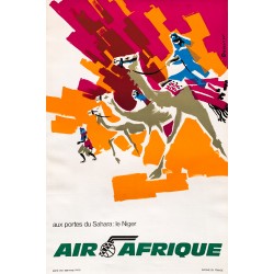 Jean Dessirier. Air Afrique. Niger. Vers 1960.
