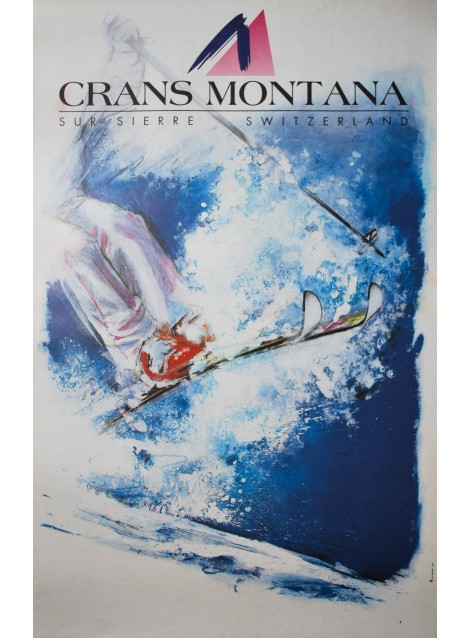 Crans Montana. Jean-Marie Grand. 1992.