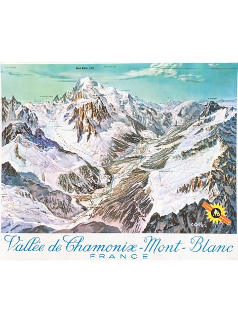 Louis Koller. Vallée de Chamonix - Mont-Blanc. 1962.