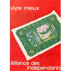 Heiner Bauer. Alliance des indépendants. 1955.