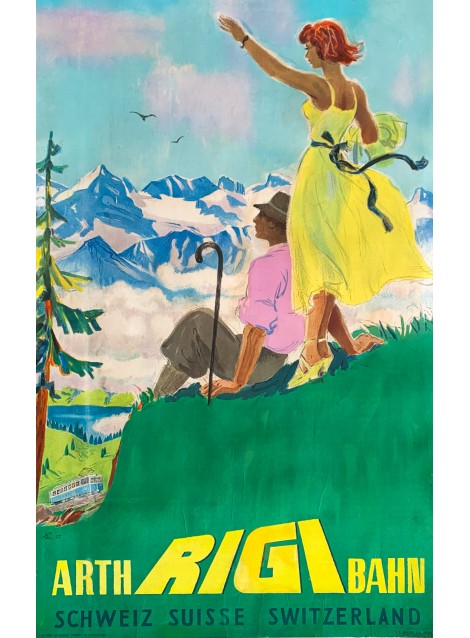 Hugo Laubi. Arth Rigi Bahn. 1952.