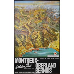 Montreux Oberland Bernois. Louis Koller. 1960.