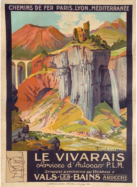 Julien Lacaze. Le Vivarais. PLM. Ca 1920.