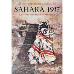 Hans Erni. Sahara, Musée d'ethnographie. 1957.