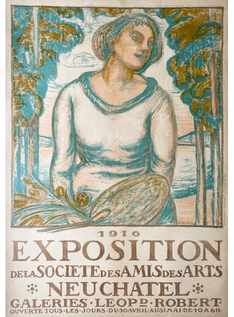Alfred Blailé. Exposition Société des amis des arts. Neuchâtel. 1916.