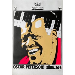 Nils Sture Jansson. Oscar Peterson. Ca 1970.