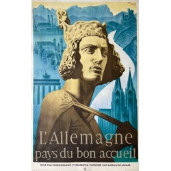 Max Eschle. L'Allemagne, pays du bon accueil. Ca 1933.