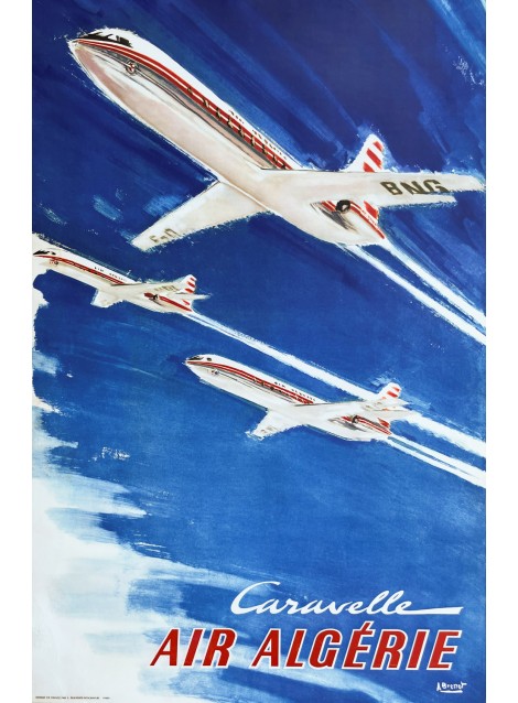 Albert Brenet. Air Algérie. Caravelle. Vers 1960.