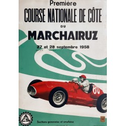 Hans W. Witschi. Première course du Marchairuz. 1958.