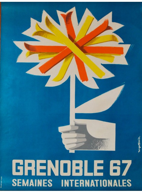 Grenoble, Semaines Internationales. Roger David. 1967.