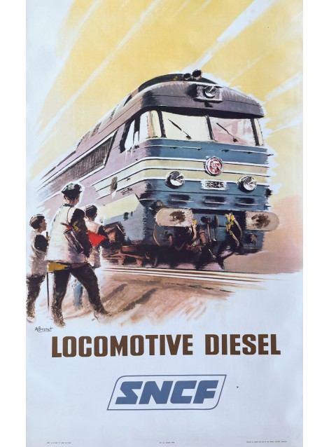 Albert Brenet. SNCF. Locomotives Diesel. 1966.