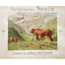 Eugène Burnand. Farine lactée Nesté. Vers 1895.