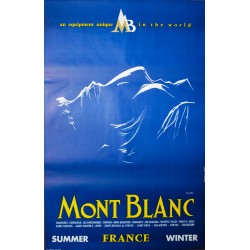 Mont Blanc Chamonix. Yves Laty. 1980.