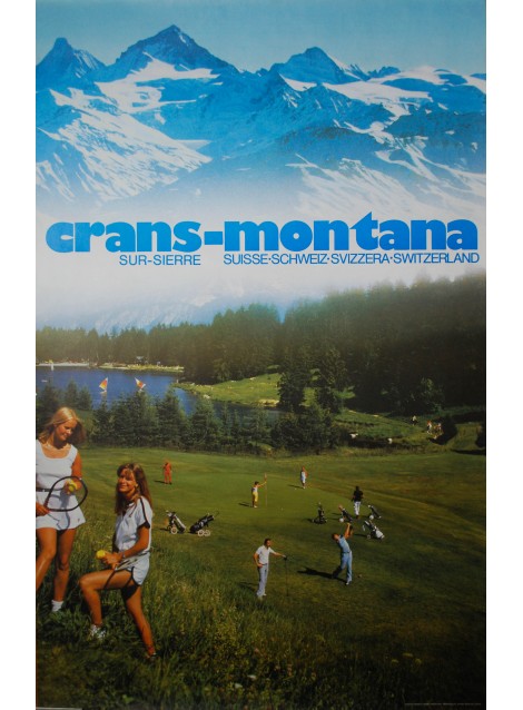 Crans-Montana sur Sierre. Télès Deprez. 1983.