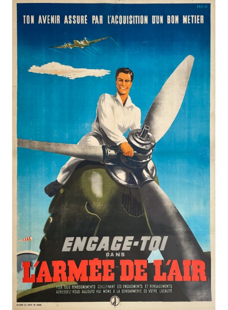 Eric. Engage-toi dans l'Armée de l'air. 1941.