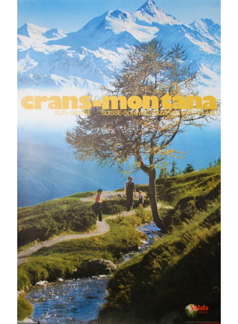 Crans-Montana sur Sierre. Télès Deprez. 1983.