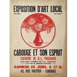 Pierre-Eugène Vibert. Exposition d'art local, Carouge. Vers 1925.