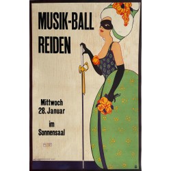 Musik-Ball Reiden. Ca 1910.