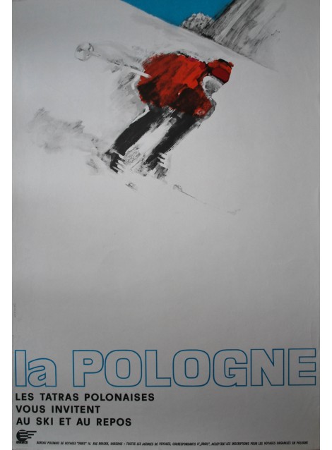 Ski en Pologne. Maciej Urbaniec. 1967.