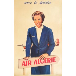 Yves Delfo. Air Algérie. Vers 1955.
